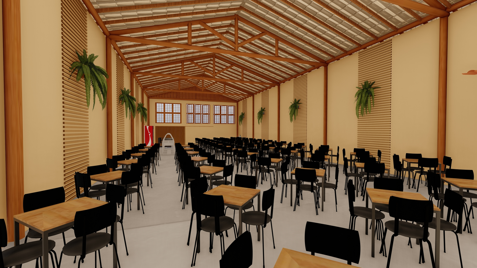 Novo balcão e circulação otimizada para equipe e clientes